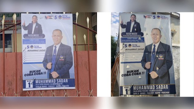 Bendahara Umum DPW Partai NasDem Sulawesi Selatan, Muhammad Sadar.