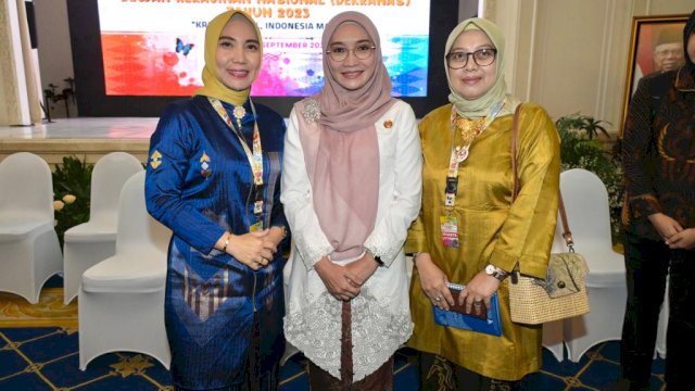 Sofha Marwah Bahtiar Hadiri Rakernas Dekranas di Sekretariat Wakil Presiden