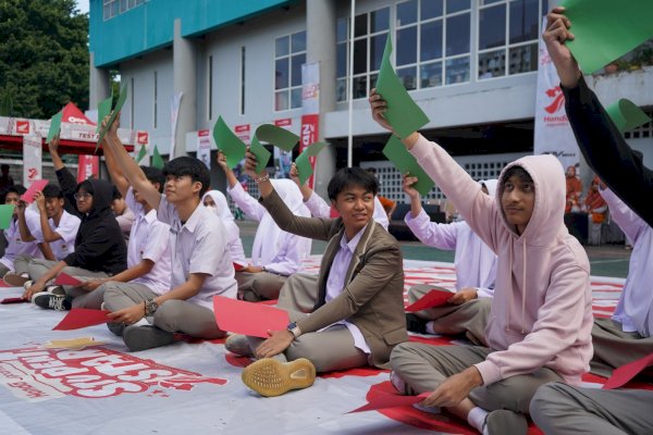 Keseruan Siswa-Siswi SMA Islam Athirah Ikuti Roadshow Honda Student Star