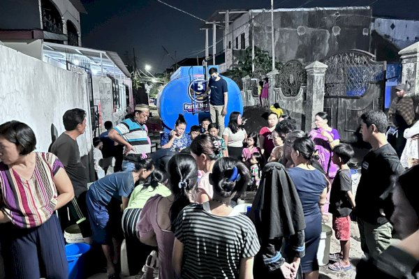 Krisis Air Bersih, Legislator NasDem APT Gerak Cepat Bantu Warga di Utara Kota Makassar