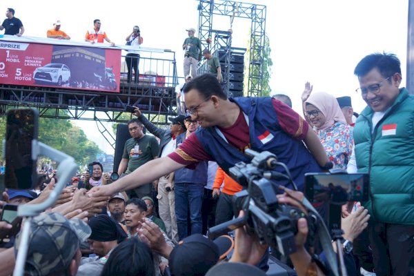Anies-Muhaimain Sambut Antusias Warga Makassar: Saya Tangkap Energi Perubahan