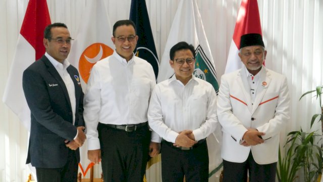 NasDem dan Anies Kompak Berpantun di DPP PKS.(F-INT)