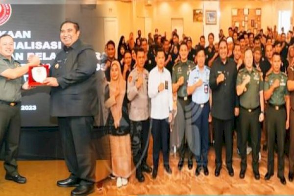 Badan Kesbangpol Maros Bekerjasama Dengan Ditjen Pothan Kemenhan RI Gelar Sosialisasi Kesadaran Bela Negara