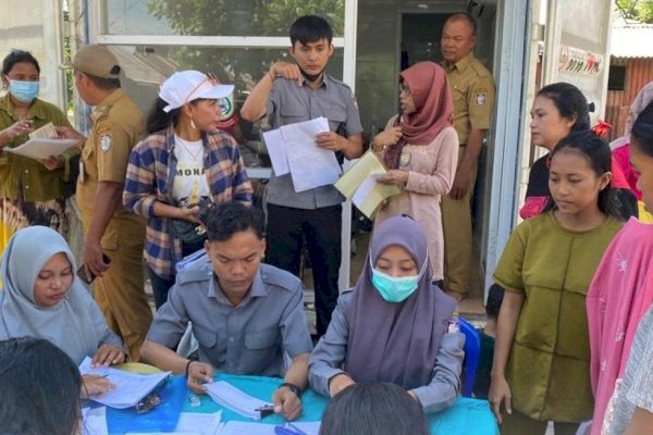 Edukasi Layanan Online, Dukcapil Makassar Gelar Pemerbitan Akta Kelahiran-Kematian di Kaluku Bodoa