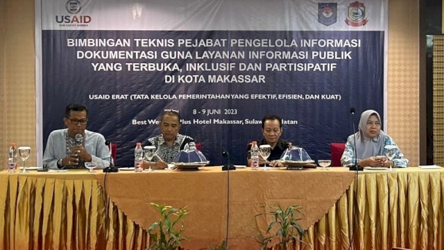 Bapenda Ikuti Bimbingan Teknis PPID Kota Makassar