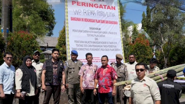 Tegas! Bapenda Makassar Tindaki Penunggak Wajib Pajak di Enam Kecamatan
