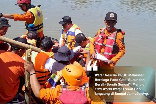 Water Rescue BPBD Makassar Berpartisipasi dalam 10th Worid Water Forum