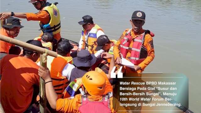 Water Rescue BPBD Makassar Berpartisipasi dalam 10th Worid Water Forum