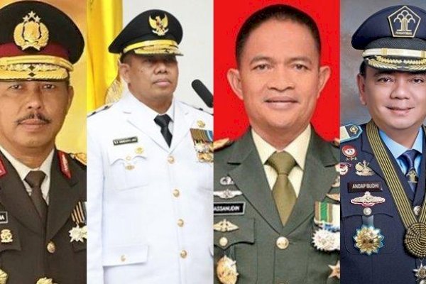 4 Jenderal Purnawirawan TNI-Polri Dilantik Mendagri Jadi Penjabat Gubernur