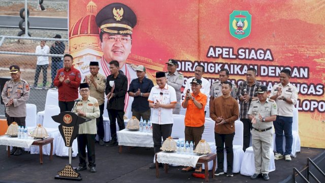 Walikota palopo Judas Amir Kukuhkan Satgas Peduli Kota