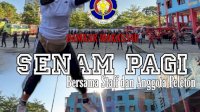 Kegiatan Rutin Senam Pagi Damkar Makassar