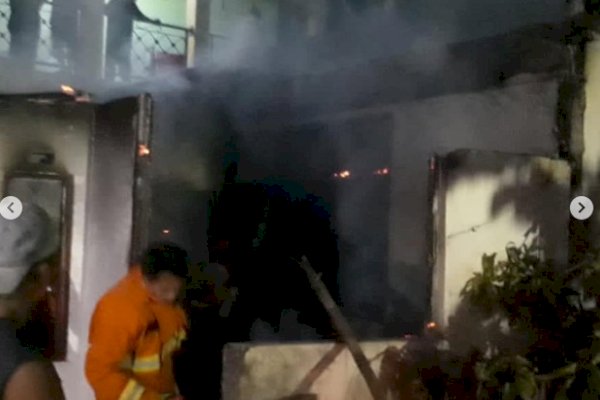 Kebakaran Rumah Warga di Rappokalling Makassar