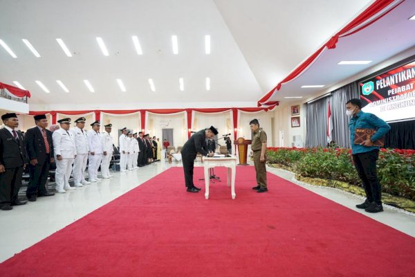 Walikota Palopo Melantik 158 Pejabat, Pesannya “Jabatan Itu Amanah”
