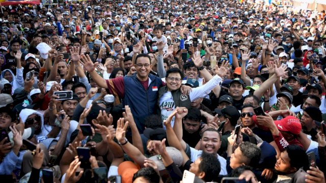 Jalan Gembira Anies Baswedan-Muhaimin Iskandar.(F-INT)