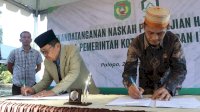 Wali Kota Palopo Teken Perjanjian Hibah Bersama Rektor IAIN Palopo