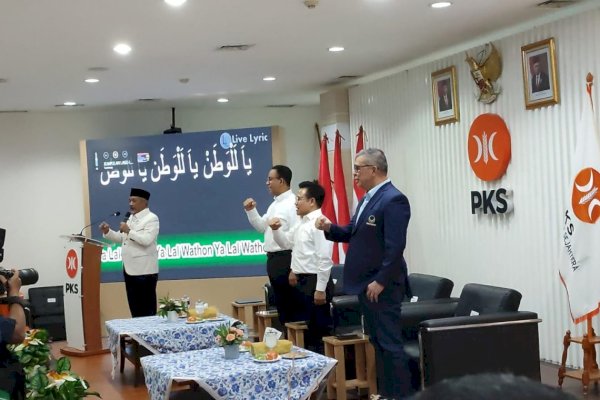 Lagu Yalal Wathon Menggema di Tengah Silaturahmi NasDem dan PKB di DPP PKS