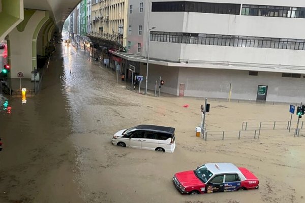 Hong Kong dan China Hadapi Banjir Besar Akibat Curah Hujan Tinggi