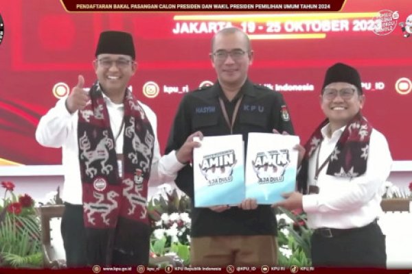 Anies-Cak Imin Resmi Daftar Capres-Cawapres ke KPU: Status Mememuhi Syarat!