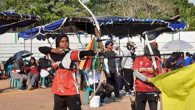 Besok, Atlet Muda Adu Skill di Babak Final Pertandingan Panahan Porkot VIII Makassar