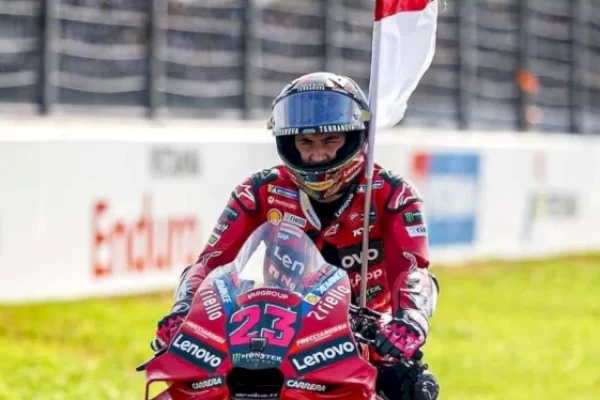 Menang MotoGP Mandalika, Francesco Bagnaia Pecahkan Rekor yang Sudah Bertahan 17 Tahun