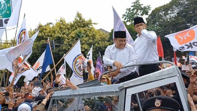 Anies Baswedan-Muhaimin Iskandar.(F-INT)