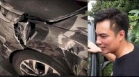 Baim Wong dan Paula Verhoeven Kecelakaan, Mobil Ringsek Tabrak Beton sampai Anaknya Hampir Terpental