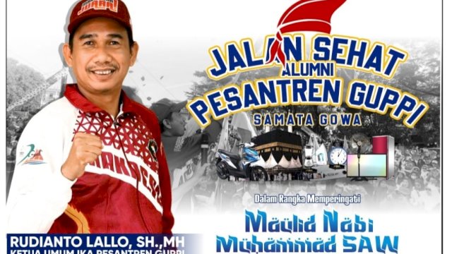 Jalan Sehat Ika Pesantren Guppi Samata Gowa