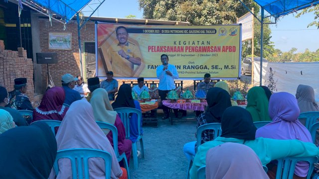 Pengawasan APBD di Desa Pattinoang Takalar, Rangga Harap Peningkatan Perekonomian Masyarakat