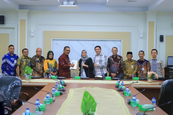 Bapemperda DPRD Sulsel Silaturahmi dengan Kanwil Hukum-HAM