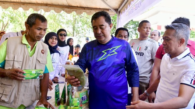 Stabilitasi Pasokan dan Harga, Pj Gubernur Sulsel Buka Gerakan Pangan Murah di Bone