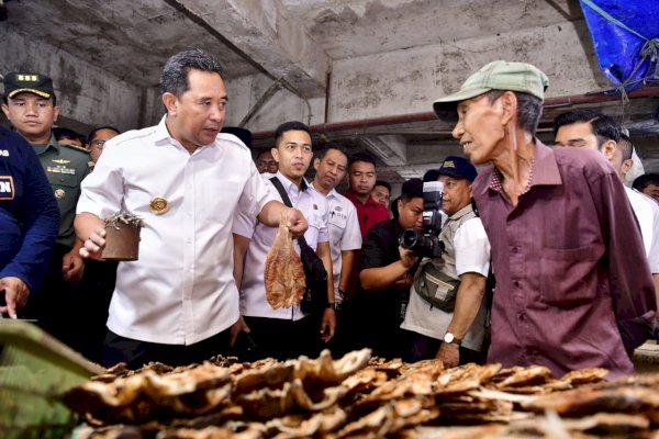 Cek Harga Kebutuhan Pokok, Pj Gubernur Sulsel Kunjungi Pasar Minasa Maupa Gowa