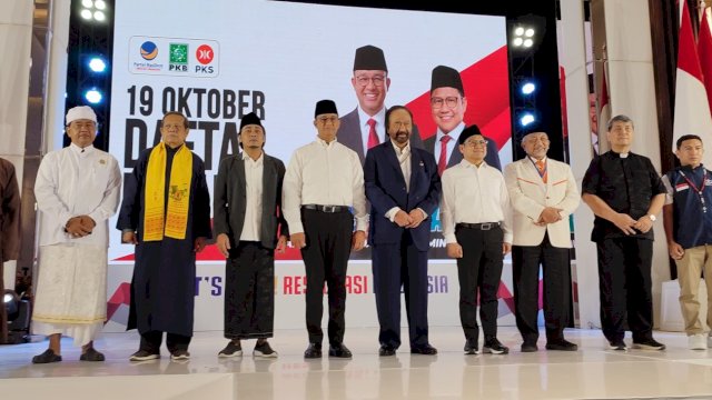 Pasangan Amin Daftar Pemilu 2024 ke KPU.(F-INT)