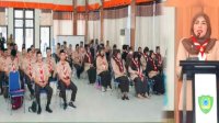 Wabup Suhartina Bohari Selaku Ketua Kwarcab Pramuka Maros Resmi membuka Kursus Mahir Dasar Tingkat Pembina