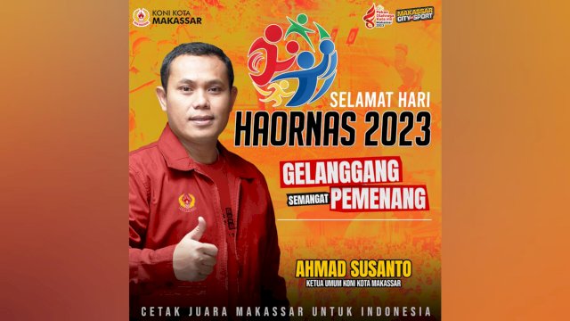 Haornas 2023, Ahmad Susanto: Terima Kasih dan Hormat Setinggi-tingginya untuk Para Atlet