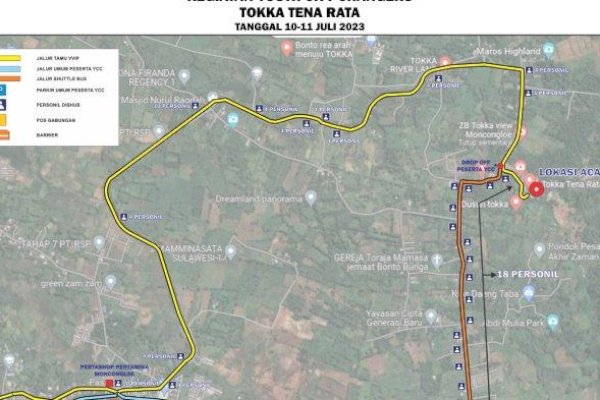 Hindari Macet! Peserta Rakernas Apeksi Dibagi Dua Jalur Menuju Tokka Maros