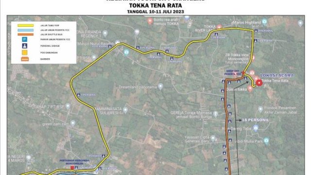 Hindari Macet! Peserta Rakernas Apeksi Dibagi Dua Jalur Menuju Tokka Maros