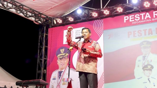 Intip Kemeriahan Malam Puncak Pesta Rakyat HUT RI ke-78 di Kecamatan Biringkanaya