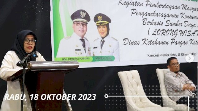 Dinas Ketahanan Pangan Makassar Gelar Kegiatan Kegiatan Pemberdayaan Masyarakat dalam Penganekaragaman Pangan