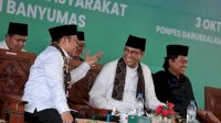 Anies-Gus Imin Silaturahmi ke Ponpes Darussalam dan Sowan ke Rais PCNU Banyumas
