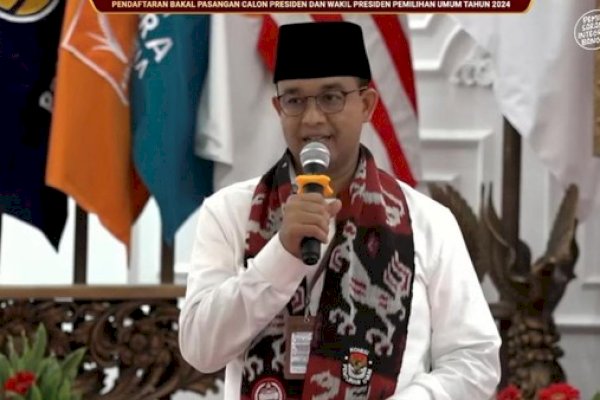 Anies Ingin Hadirkan Keadilan Lewat Gagasan Perubahan Usai Daftar Capres-Cawapres di KPU