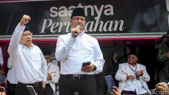 Anies Usai Daftar Capres di KPU.(F-INT)