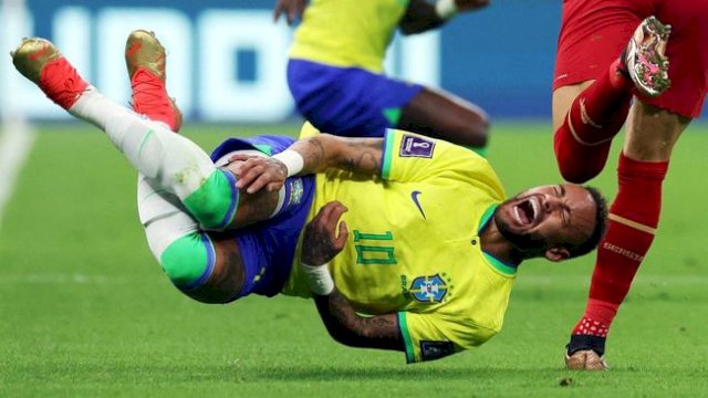 Uruguay vs Brasil: Tim Samba Keok 0-2, Neymar Nangis Kesakitan Akibat Cedera Parah