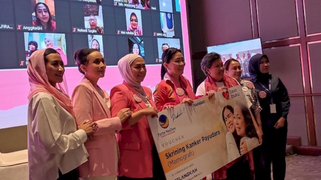 NasDem Bagikan 2.000 Voucher Mammogram Gratis.(F-INT)