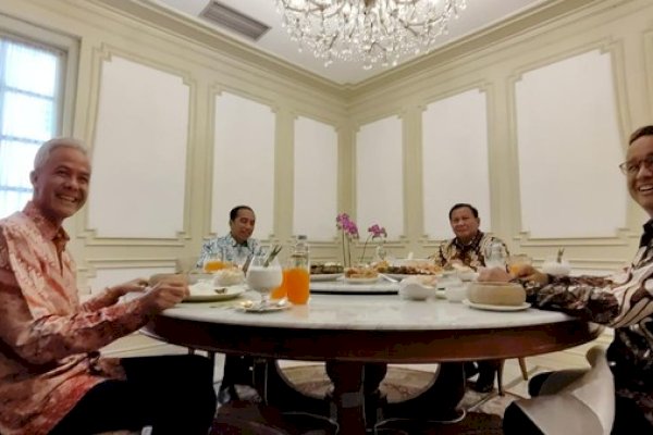 Surya Paloh Puji Jokowi Makan Siang Bareng Anies, Ganjar dan Prabowo