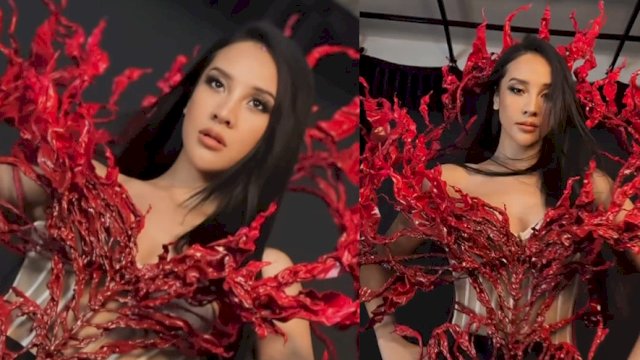 Pakai Kostum Halloween, Penampilan Anya Geraldine Malah Mirip Cabe Keriting
