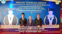Ketua DPRD Makassar Hadiri Pengukuhan Lustrilanang sebagai Profesor Kehormatan