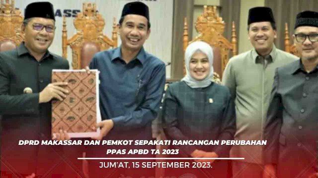 DPRD Makassar-Pemkot Sepakati PPAS APBD Tahun Anggaran 2023