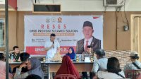 Anggota DPRD Sulsel Edward Horas Reses di Wajo, Camat Hamna Sampaikan Keluhan Warga Soal Sistem Zonasi