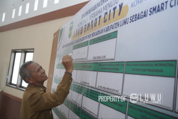 Pemkab Luwu Lakukan Penandatanganan Komitmen Bersama Menuju Luwu Smart City