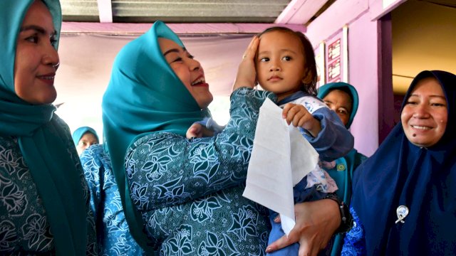 Adakan Kunjungan Di Empat Kecamatan, Ketua TP PKK Palopo Harap Semua Pihak Bantu Atasi Stunting